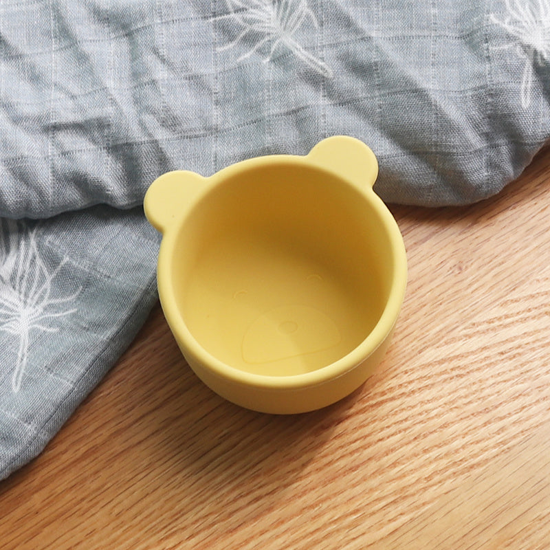 Adorable Silicone Baby Food Bowl Without BPA - Ideal for Feeding and Tableware!