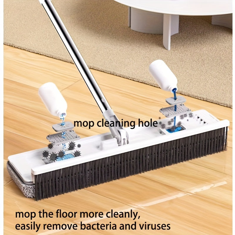 Sweep and Mop All-in-One Set with Bucket: No Need for Electricity, Perfect for Cleaning Floors