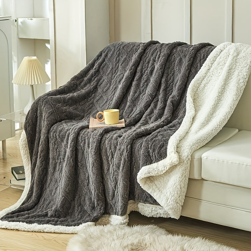 Soft and cozy Taffeta Solid Color Blanket perfect for cuddling up on the couch, in the office, or while camping and traveling. This versatile throw blanket is a great gift for all seasons.