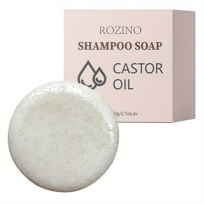 Castor oil shampoo with natural ingredients helps to control oil, clean scalp, and provide a refreshing cleanse.