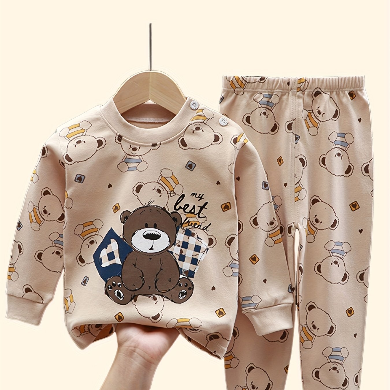 Children's 2pc Autumn Clothing and Underwear Set