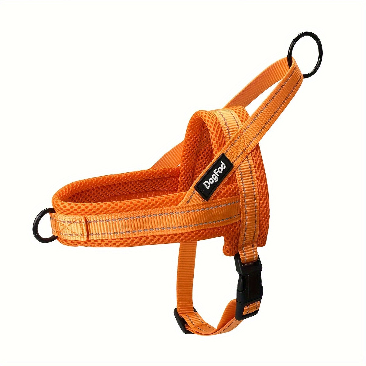 DogFad Reflective No-Pull Dog Harness - Adjustable and Escape-Proof, Hand-Wash Only, for Small to Large Breeds