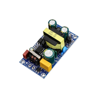 High-power switching power supply module with AC220V input and DC5V12V output options, with built-in boards available in various current capacities.