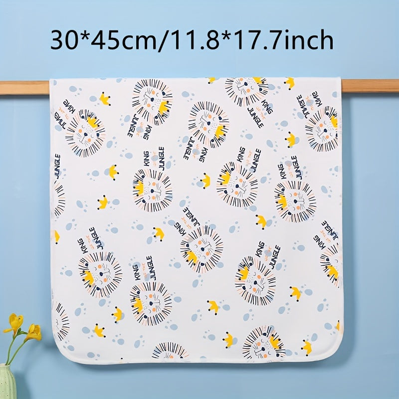 Waterproof Diaper Changing Pad with Cartoon Pattern, Washable Potty Training Mat. Reusable Mattress ideal for Christmas, Halloween, Thanksgiving, New Year's, and Valentine's Day gifts.