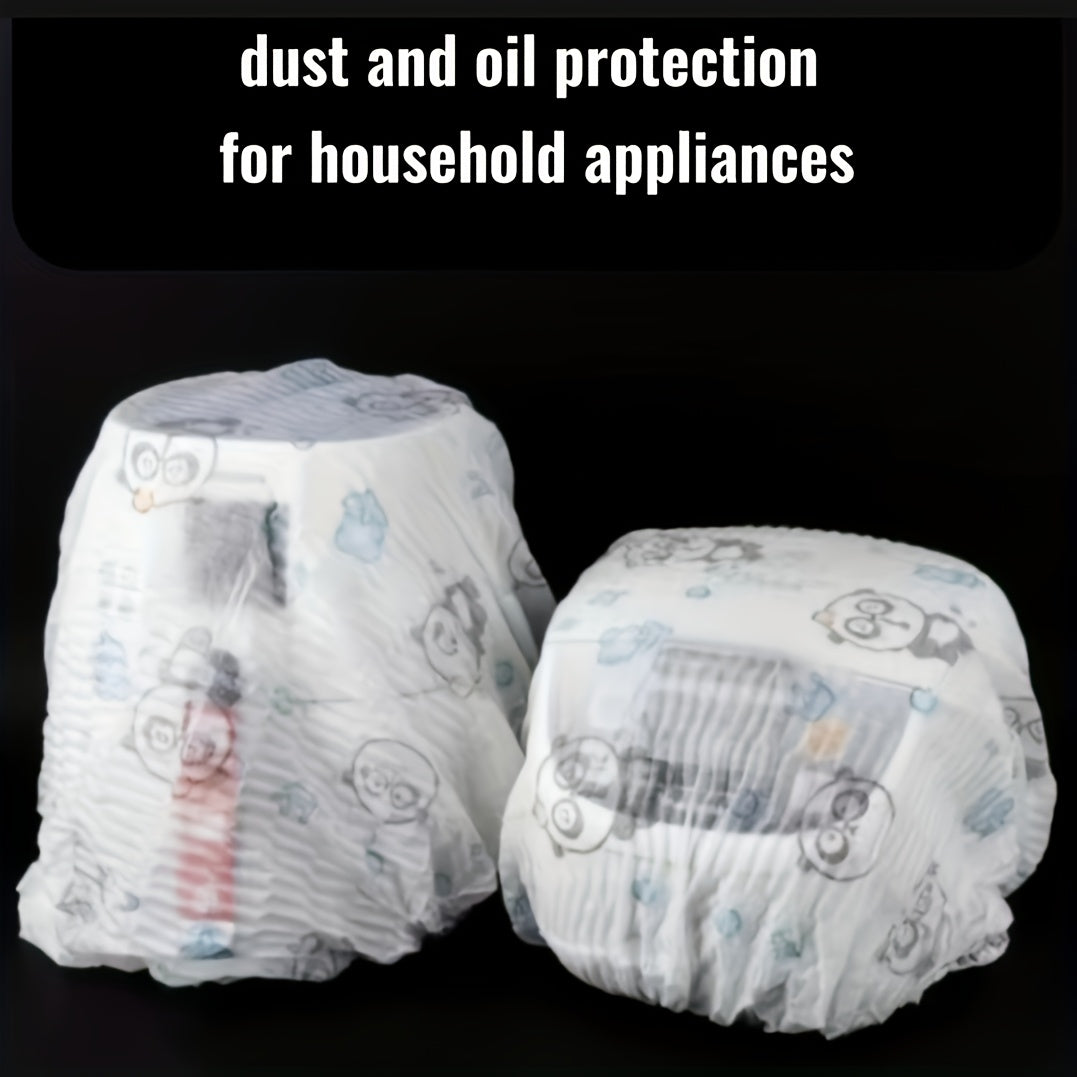 Protect your appliances and fans with this 10-pack of extra large, thickened PET non-woven dust covers. These universal multi-purpose covers provide excellent protection against dust and oil.