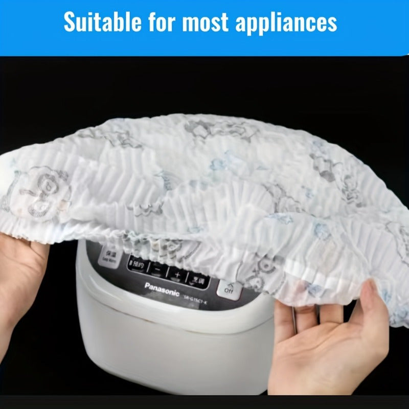 Protect your household appliances with our 40-Pack of PET Non-Woven Universal Appliance Dust Covers. These thickened, oversized covers provide extra protection from dust and oil, making them ideal for fans and other appliances.