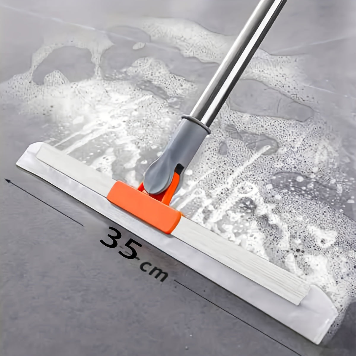 Essential for any home, the Multi-Use Silicone Squeegee Broom is ideal for removing pet hair and scraping floors. It is extendable and thickened, making it perfect for use in both bathrooms and kitchens.