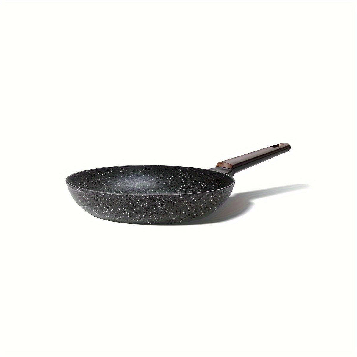 High-quality Nonstick Granite Skillet - Free of PFOA, Suitable for Induction Stovetops, Perfect for Cooking Eggs & Omelets, Easy to Clean in Dishwasher, Features a Silicone Handle - Comes in Various Sizes (20.32cm/22.1cm/24.13cm/25.4cm/27.94cm)