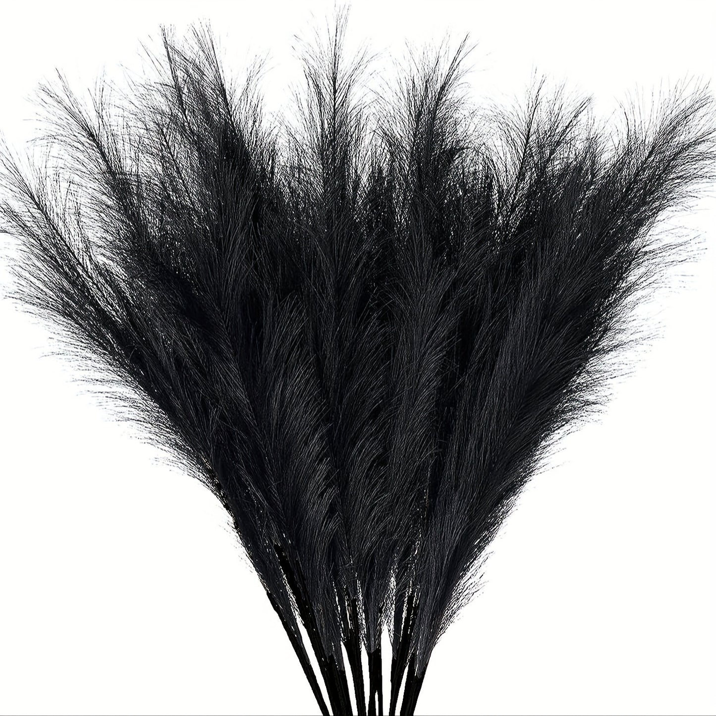 12 Bohemian fabric pampas grass decorations, 54.86cm artificial plants for tabletop, suitable for various holidays - no container included