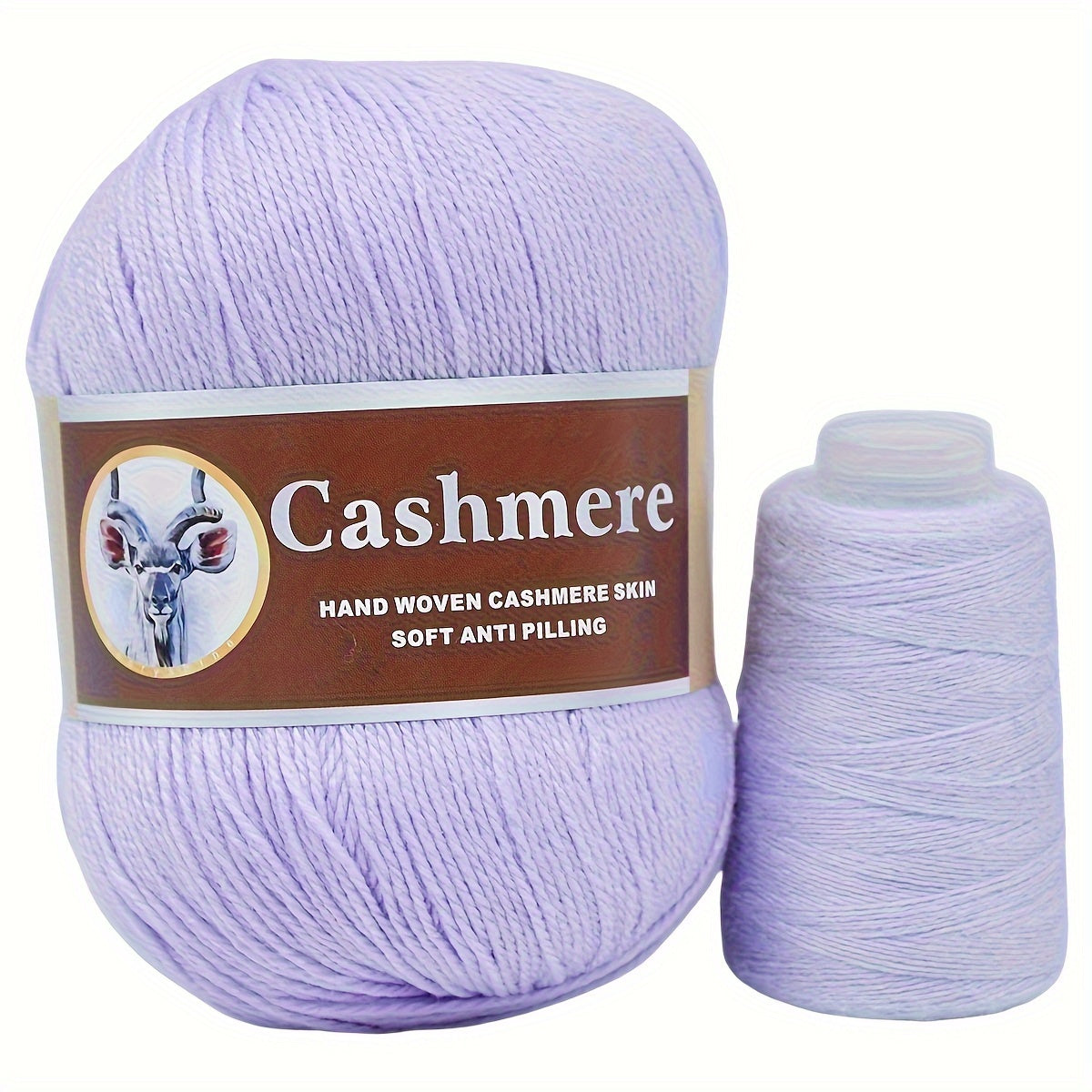 5 hand-woven cashmere blend yarns, 70% pure cashmere, 320m/350yd each in large (50g) & small (20g) skeins. Soft, anti-pilling for crochet & knitting. Ideal for scarves, sweaters, shawls in