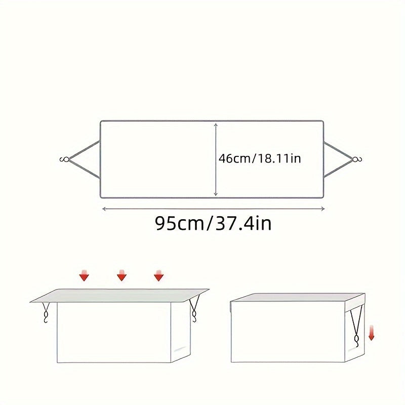 Protect your outdoor air conditioner with this rainproof cover, designed to be waterproof, dustproof, and provide sunscreen for your AC unit.