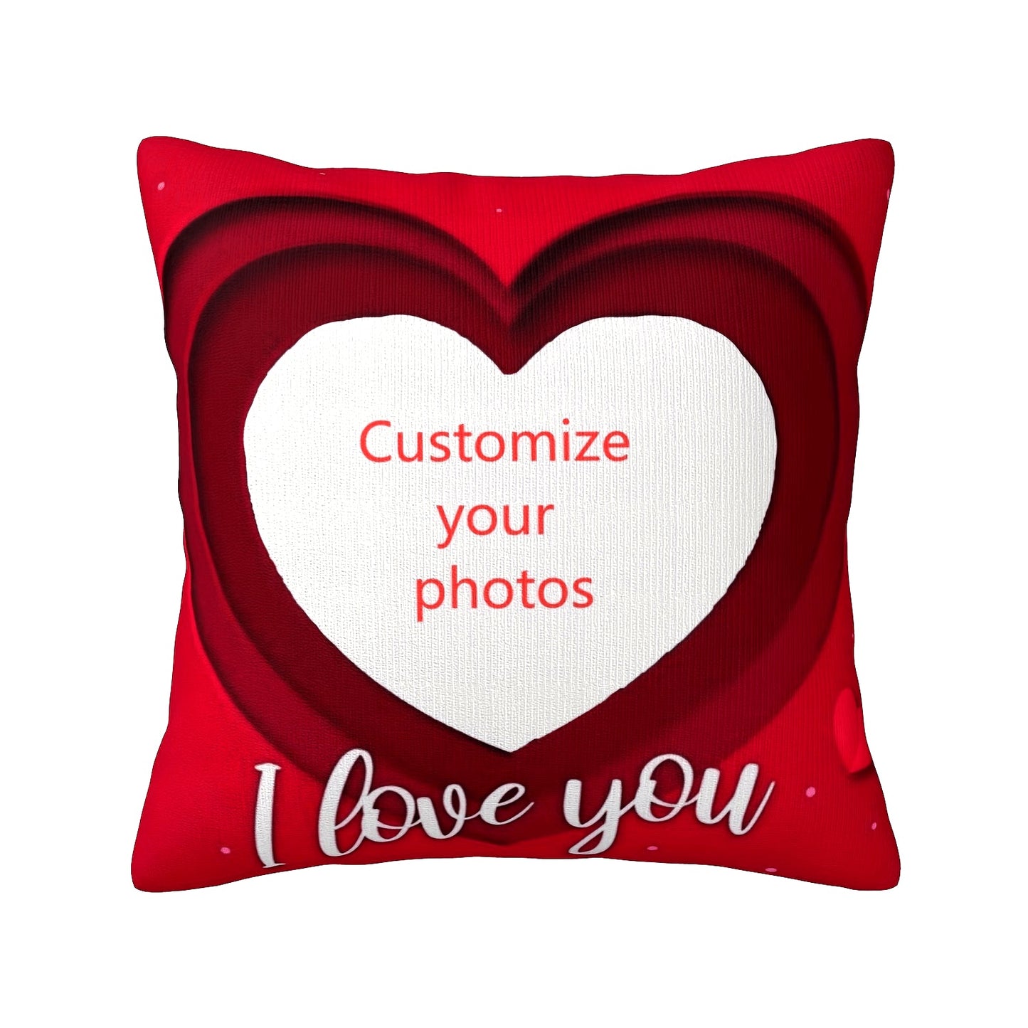 Get cozy with our Customizable Double-Sided Love Photo Pillowcase! This polyester pillowcase comes in red and white and can be personalized with your favorite picture. It makes a perfect gift for your loved ones and adds a special touch to your seasonal