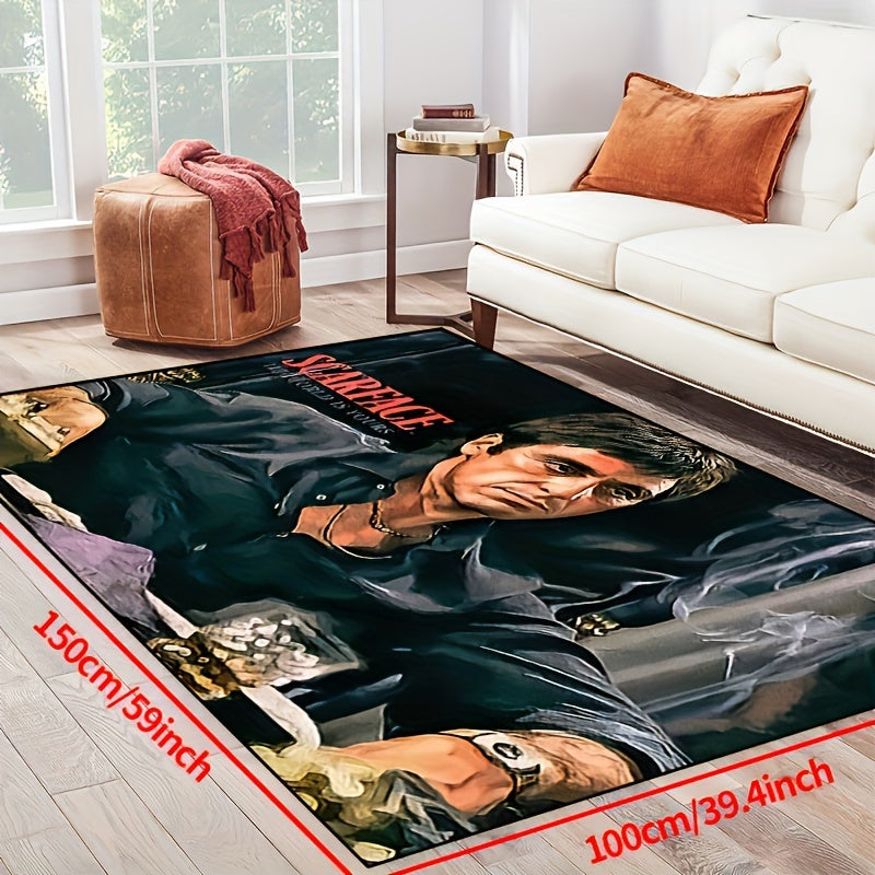 Injured by Gentleman in Navy Shirt - Durable, Anti-Skid, Easy-to-Clean Carpet for Home Décor in Various Spaces