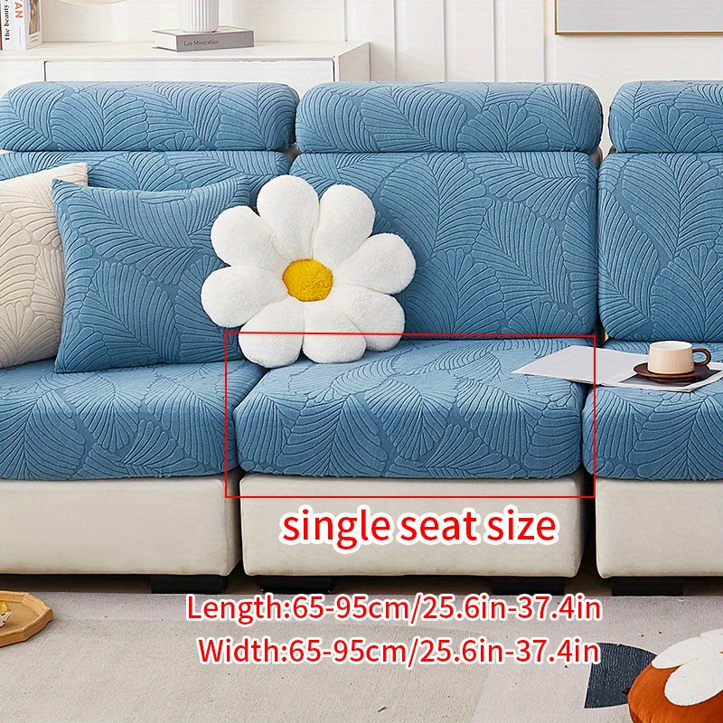 Non-slip elastic sofa slipcover protects furniture year-round in any room.