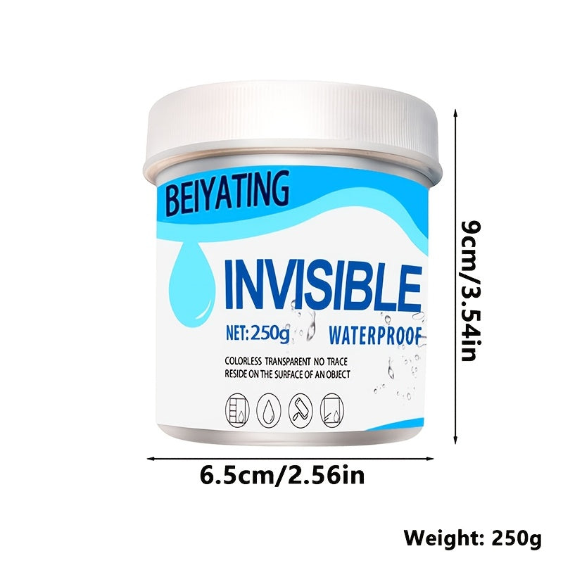 100g/200g/400g BEIYATING Invisible Waterproof Coating, Strong Adhesive Sealant for Wood, Plastic, Glass, Marble, Ceramic, Multi-Surface Use