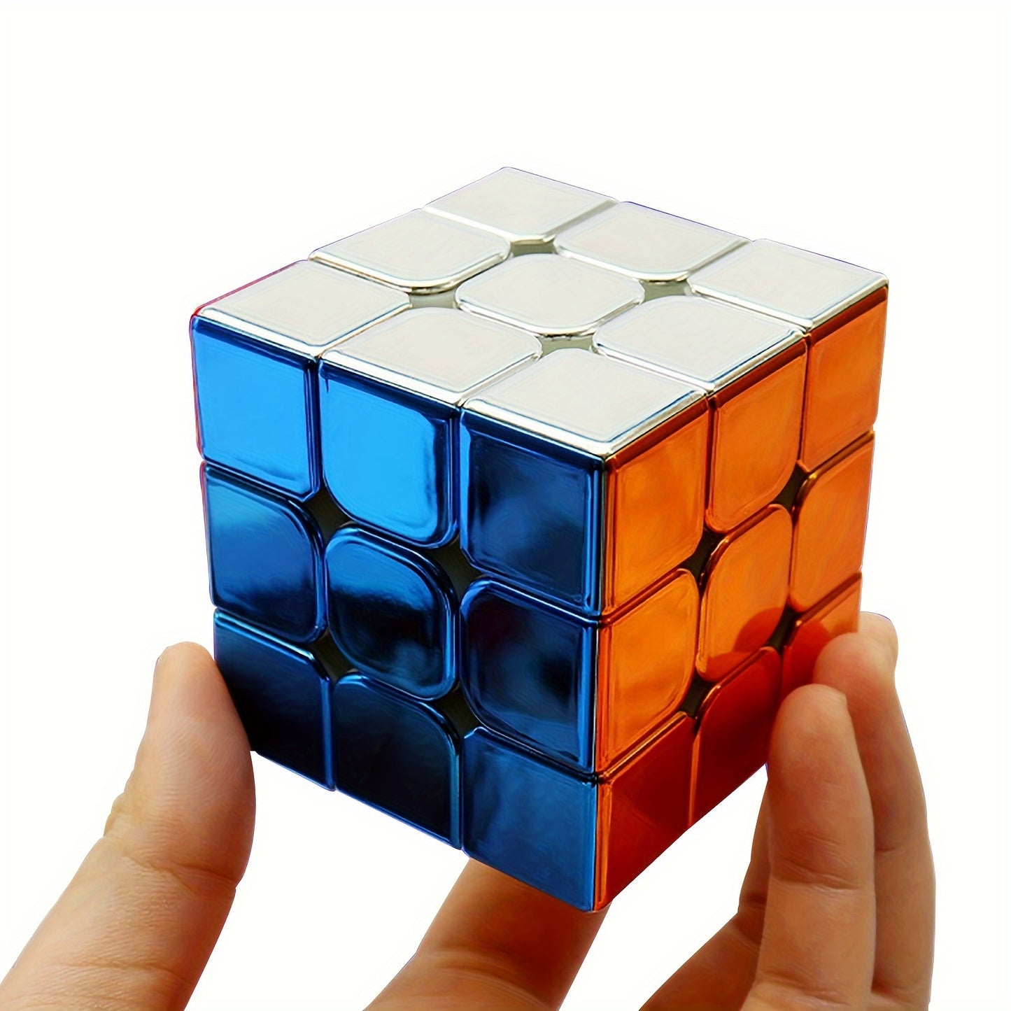 A collection of fun and challenging puzzles including a 3x3 Speed Cube, Mirror Surface Magic Cube, and Original Stickerless Magic Cube.