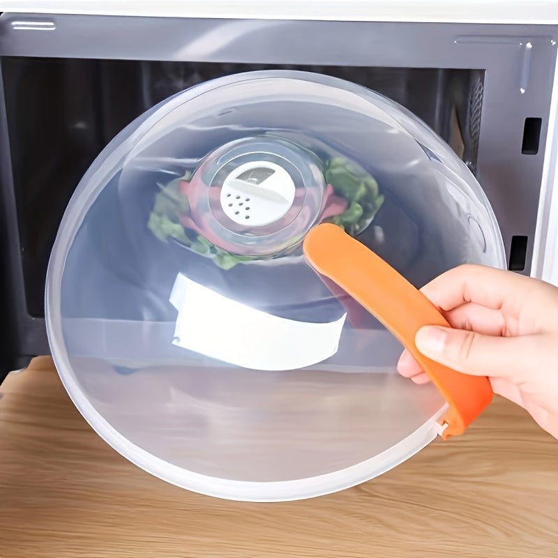 Set of 1/2/3 Professional Microwave Plate Food Guard Lids - Features Heat Resistance, Convenient Handle, Dishwasher Safe, and More!