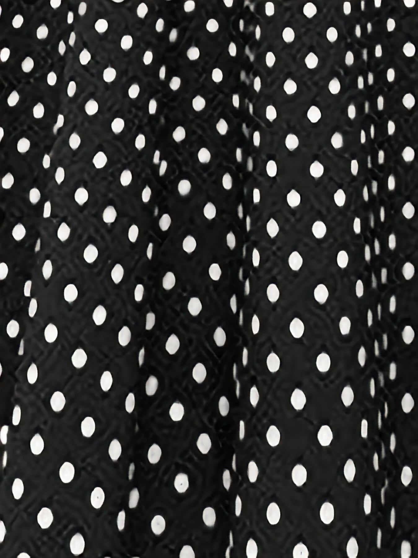 Polka Dot Short Sleeve A-line Dress in Spring & Summer