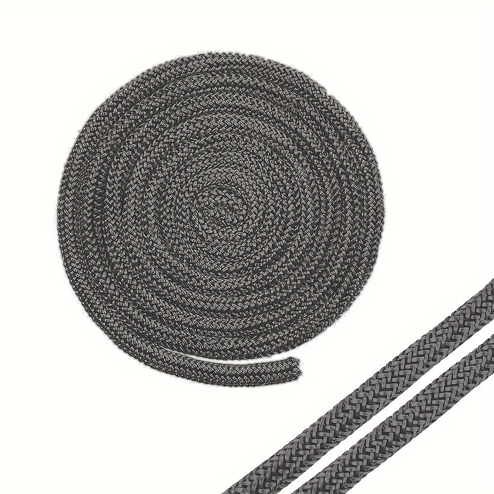 Fireproof seal rope gasket designed for wood burning stove doors, suitable for diameters ranging from 6-12mm. This gasket comes in a 2 meter length and is highly resistant to high temperatures. A must-have accessory for home heating, specifically for