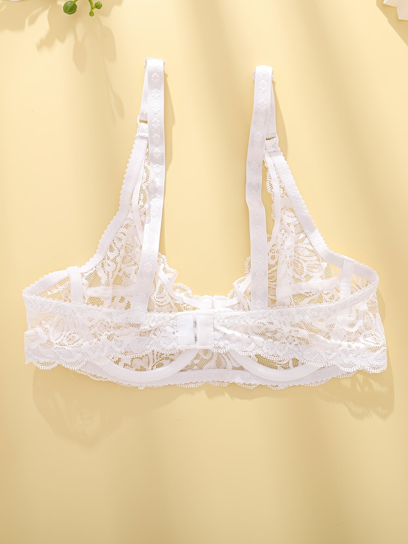 Women's Floral Lace Underwire Bra