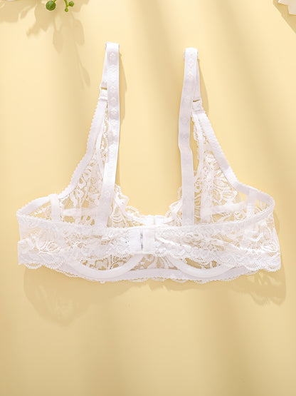 Women's Floral Lace Underwire Bra