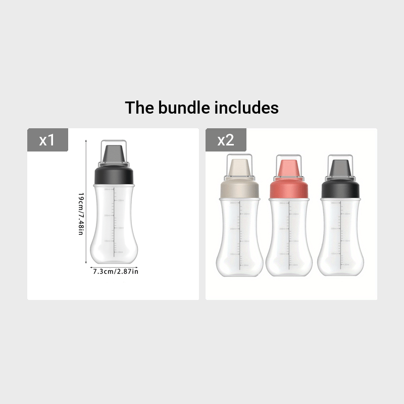 Plastic squeeze bottle for sauces - hand wash only, PVC free, food-grade kitchen dispenser for condiments like salad dressing, ketchup, honey, and jam. Ideal for home use.