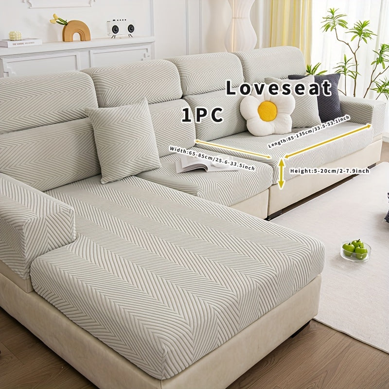 Nordic Elastic Sofa Cover for All Seasons, Pet Scratch Protection.