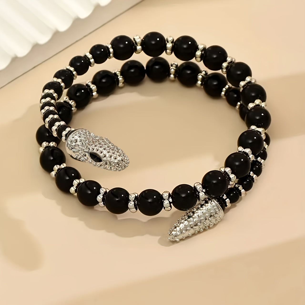 Snake-shaped Jewelry: European and American Cross-border Hot Selling, Mysterious Fashion Personality Beaded Necklace