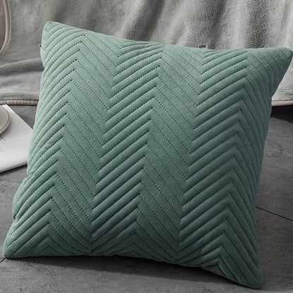 Boho-chic geometric wave pillow cover with zipper closure, hand wash only, versatile home decor for living room and bedroom in bohemian style.