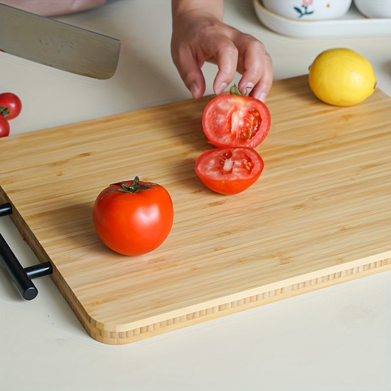 Family Gifts: Nannan Bamboo Chopping Board for the Kitchen, Perfect for Charcuterie Cheese Platters and Cutting Fruits and Vegetables for Meals