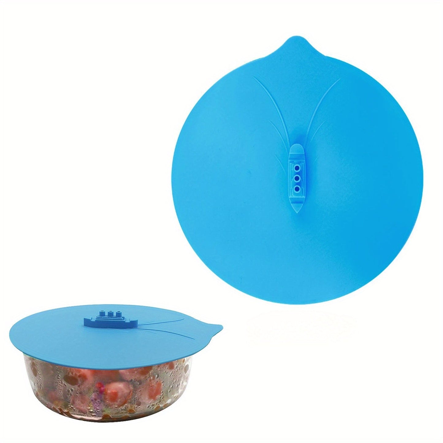 Steam Vent Microwave Pot Lid made from PC material; designed for preserving food freshness and facilitating kitchen cooking. Perfect for use on pots and pans as a vent cover and cooking tool.