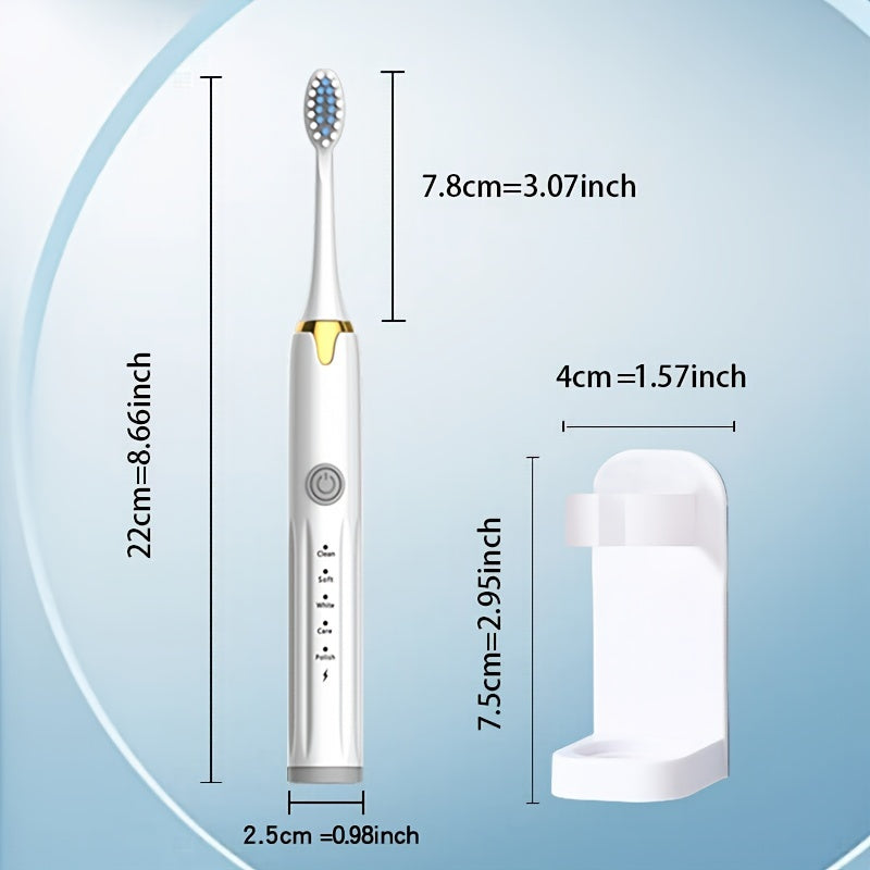 B1-Bai Electric Toothbrush Set - 5-speed charging model with automatic teeth whitening and ultra-soft replaceable brush head. Perfect for daily oral care at home or on the go.