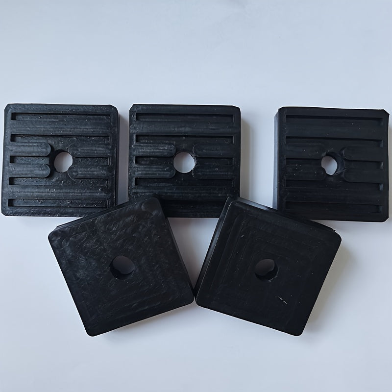 Air conditioning gaskets available in 4 or 8 pieces to reduce low frequency noise caused by vibration, extending the life of air conditioning units. Made of rubber insulation material.