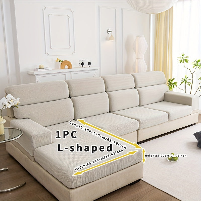 1 piece stretch sofa slipcover protects furniture from dust and provides universal coverage for all seasons, perfect for bedroom, office, living room, and home decor.