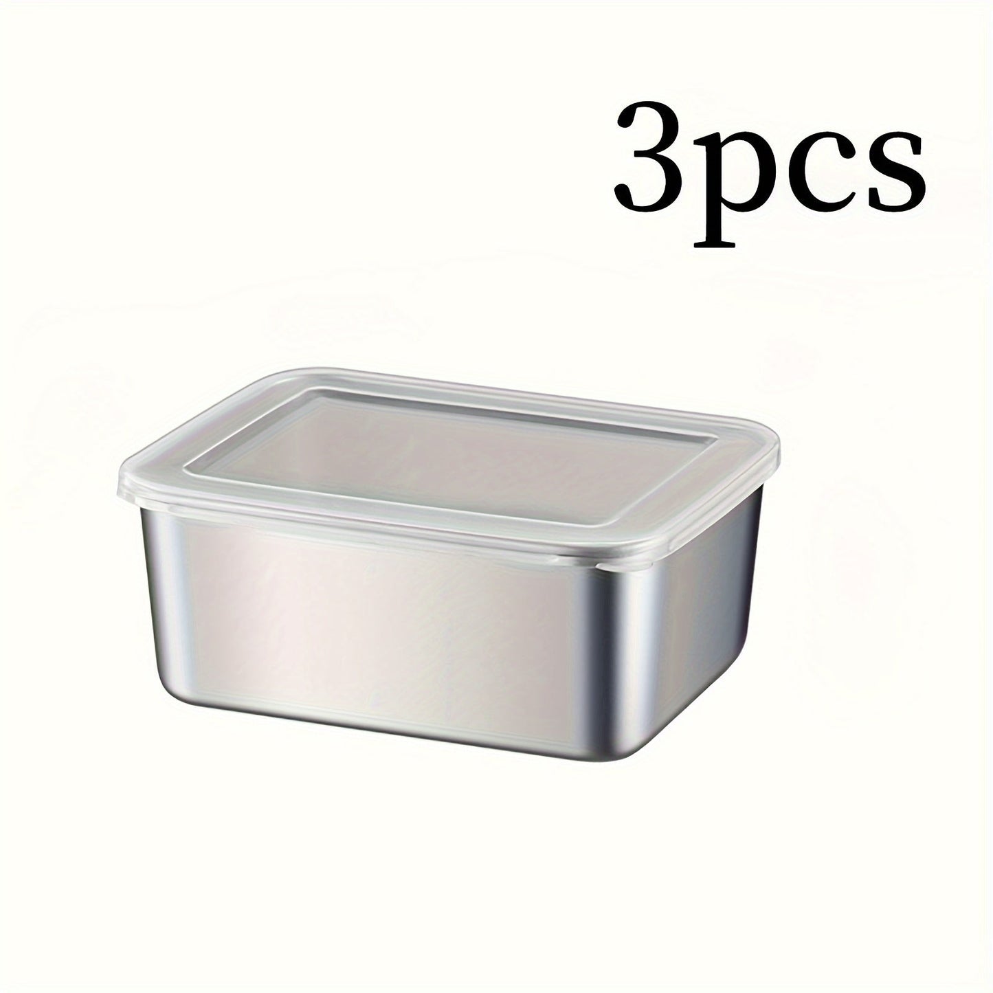 Set of 6 or 8 Stainless Steel Food Storage Containers with Flip Top Lids - Leak-Proof, Stackable, and Reusable - Perfect for Camping, Picnics, School, and Office Use - Disposable Metal Prep Containers