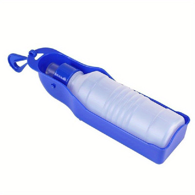 250ml/500ml Foldable Water Bottle for dogs, Portable Plastic water dispenser for outdoor dog water feeding.