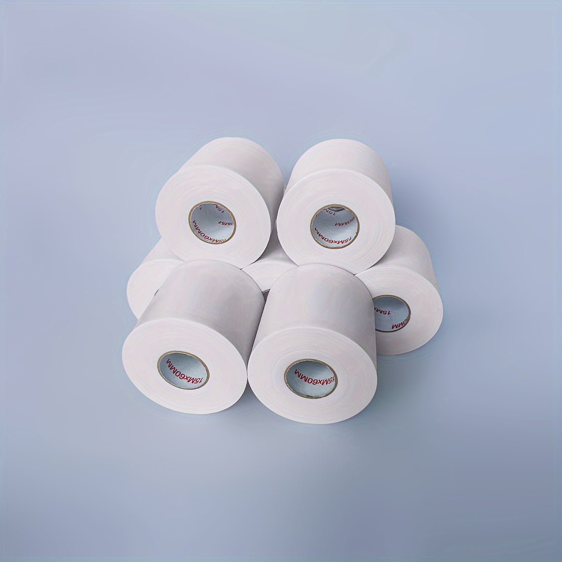 A pack of 10 PVC air conditioning wrapping tapes, each tape measuring 2.36 inches by 590.55 inches and 0.2mm thick. Suitable for heating and cooling parts, providing insulation, protection, and enhancing aesthetics without the need for power.