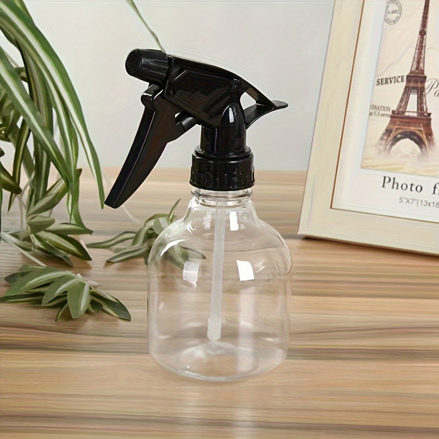 250ML versatile watering can for gardens, transparent plastic spray bottle for hair and skin hydration.