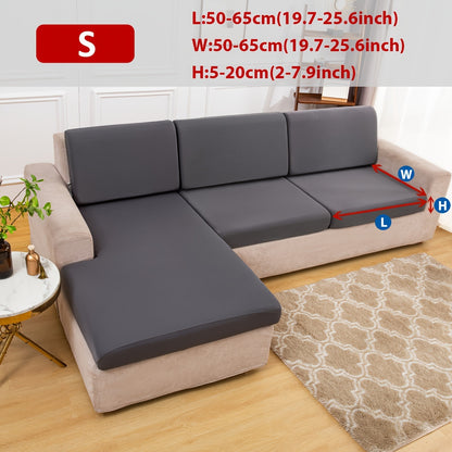 Classic Stretch Sofa Cover, Elastic Band Slipcover for Armchair to Sectional Sofas, Machine Washable Polyester and Spandex Blend, Fits Single to Four Seater Couches.