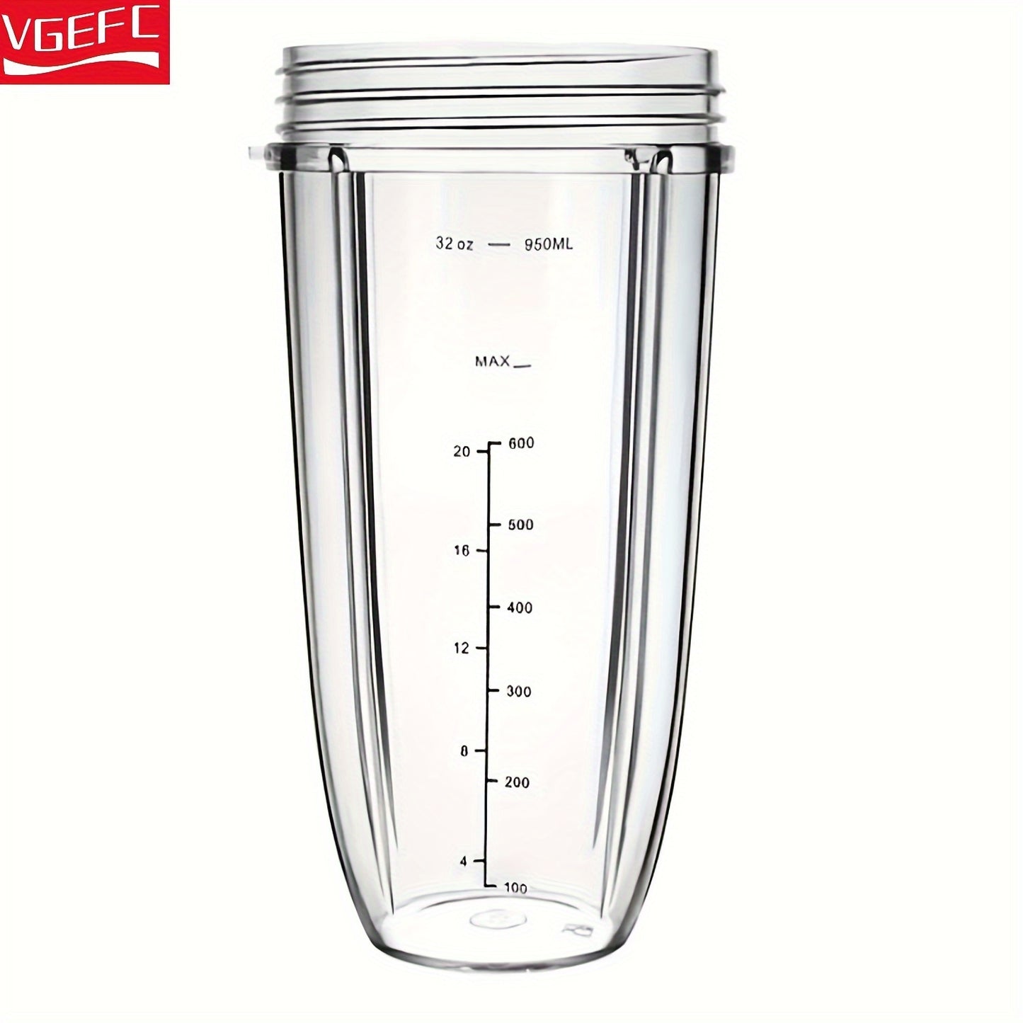 VGEFC NutriBullet Blender Accessories include clear plastic cup lids with measurement markings, leakproof flip-top lid for 600W & 900W models, blade assembly, and are compatible with