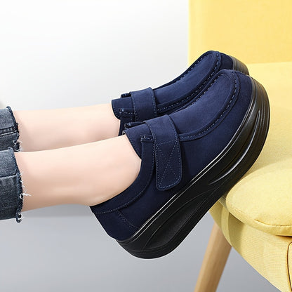 Women's trendy loafers with platform soft sole for comfortable daily wear.