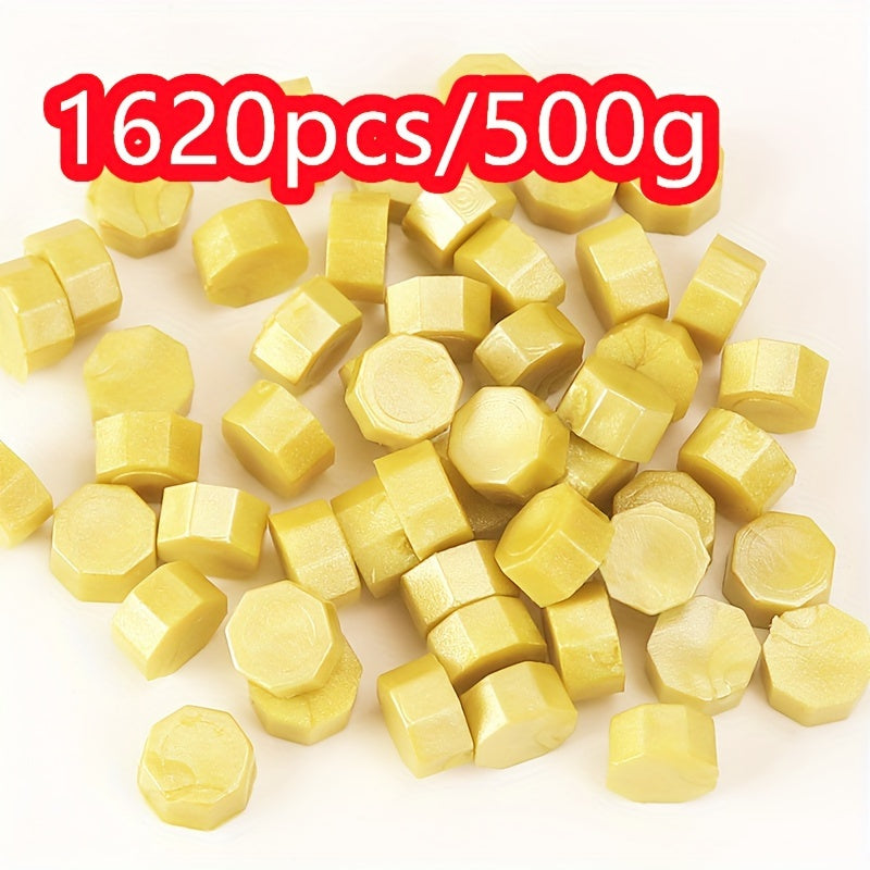 1620pcs/500g Octagonal wax particles for envelope special mud DIY gift box sealing wax retro bulk sealing wax particle