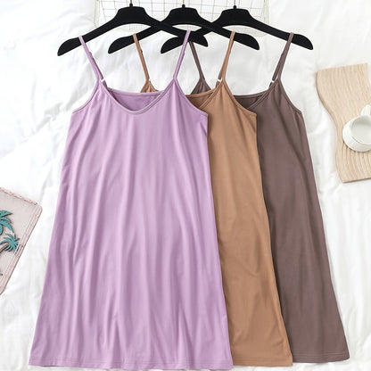 Set of 3 Solid Nightdresses for Women