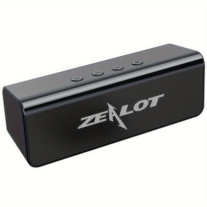 ZEALOT S31 5W*2 Wireless Speaker with Dual Pairing, 10-hour playtime, high-fidelity sound, booming bass, and compatibility with smartphones, tablets, and TVs. Includes charging and aux