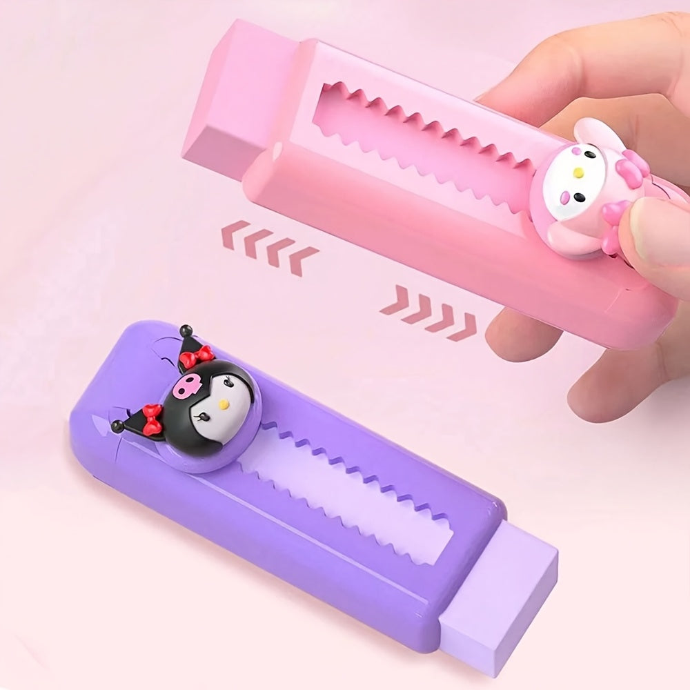 Sanrio Hello Kitty Retractable Eraser for clean, colorful erasing in office or school.