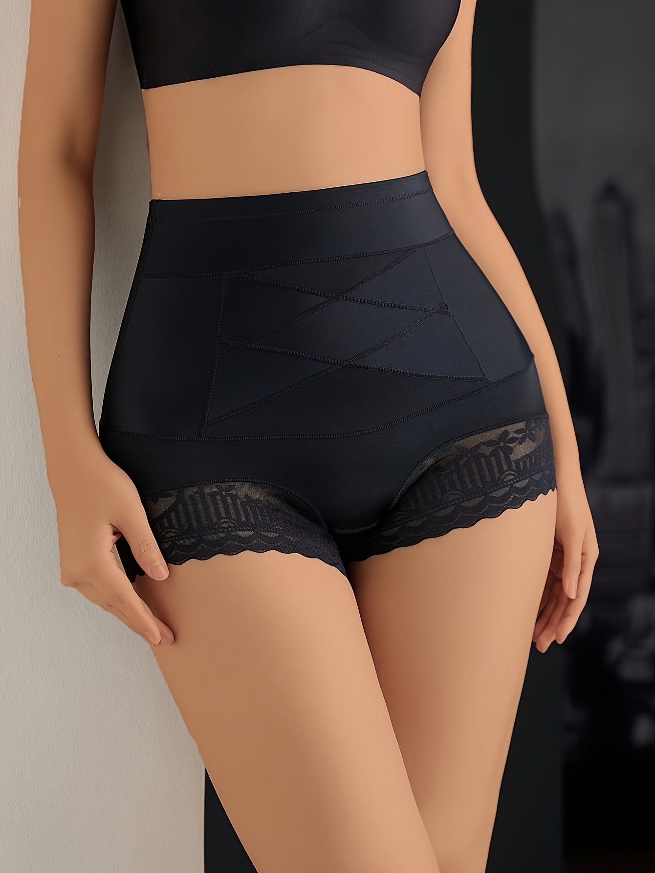 High-waist tummy control panties for women, postpartum support with butt lifting and strong shaping.