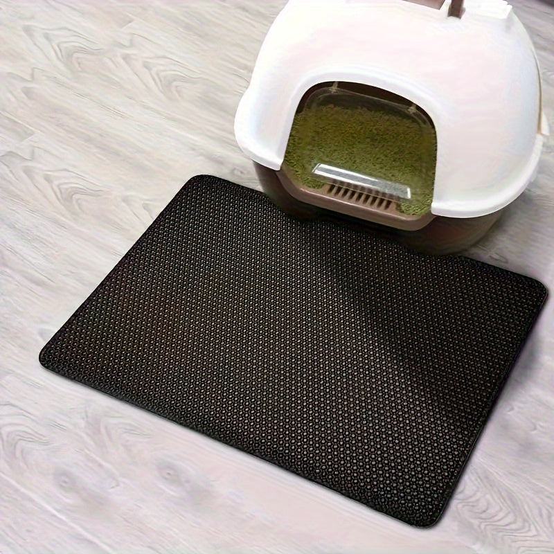 Dual-Layer Cat Litter Mat made of EVA Material for Indoor Cleanliness Protection