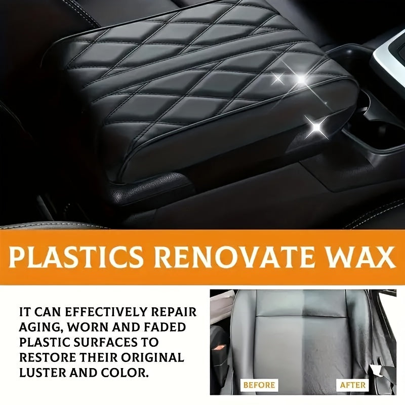 Car interior care products for maintenance and enhancement of surfaces such as leather, dashboard, seats, and plastic.