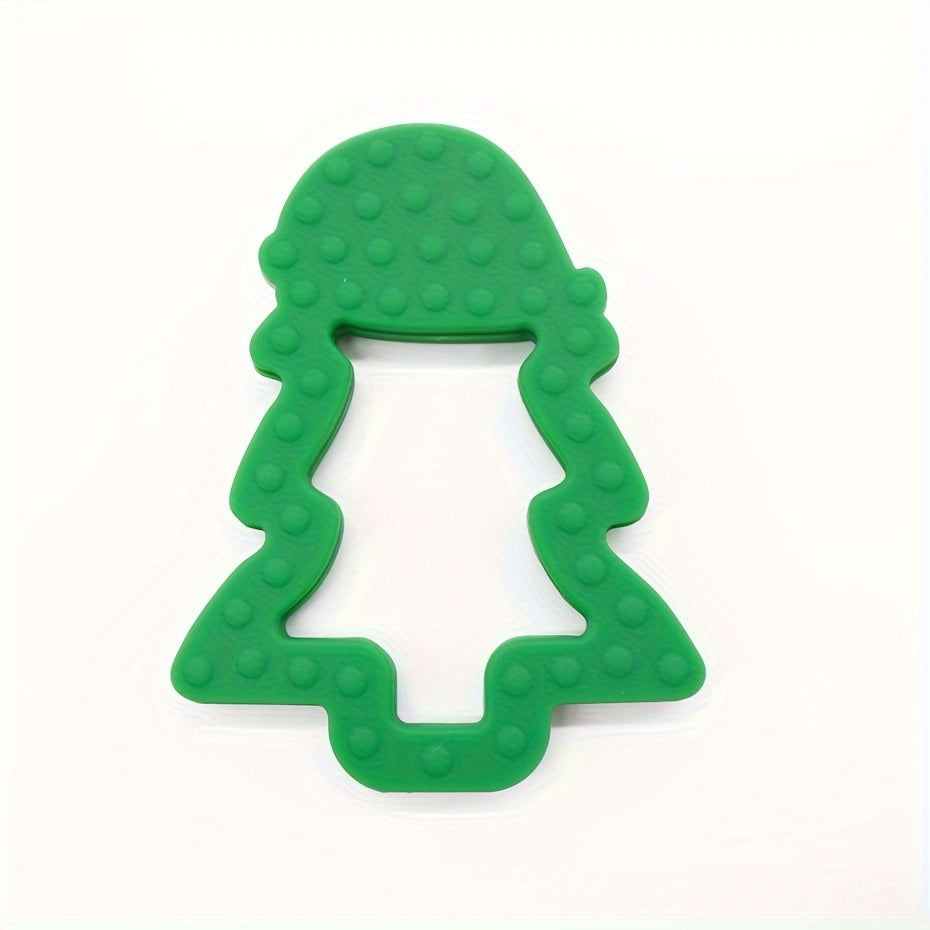 Youngsters will love our Christmas Tree Teether! Made from food-grade silicone, this teether is easy to clean and makes the perfect holiday gift for little ones.