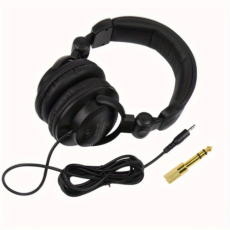 URIZONS High-end Studio Wired Monitor Headphones for Music electronic equipment with 3.5mm to 6.5mm Adapter.